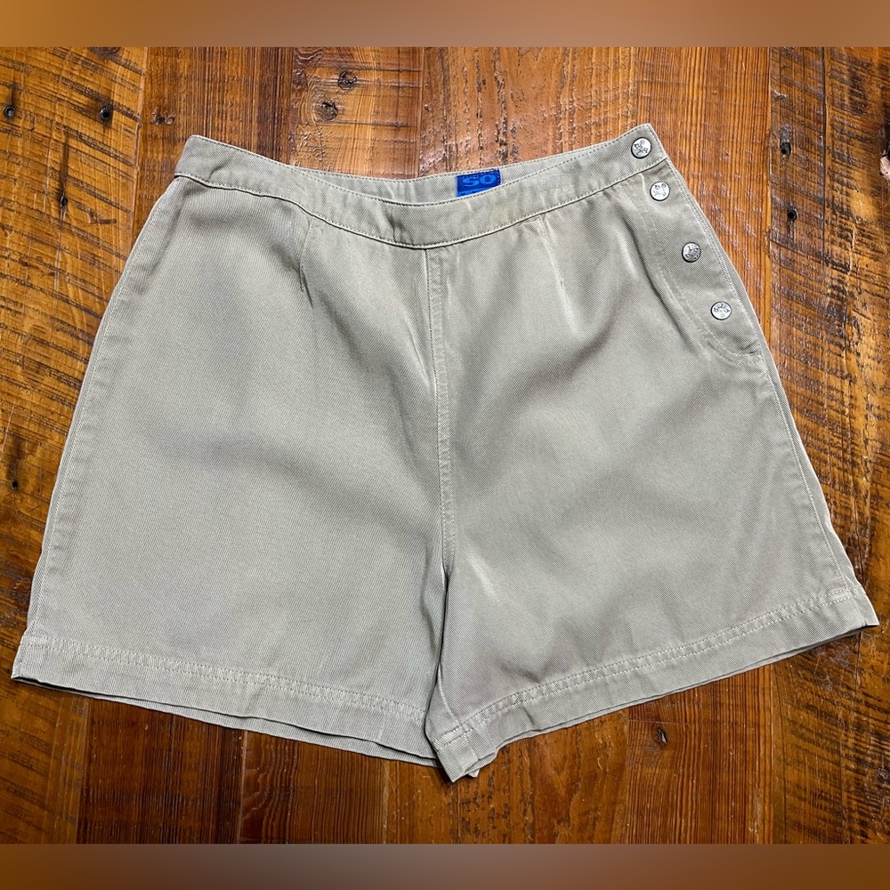 SO blue High Waisted Vintage Tailored Shorts Size 10